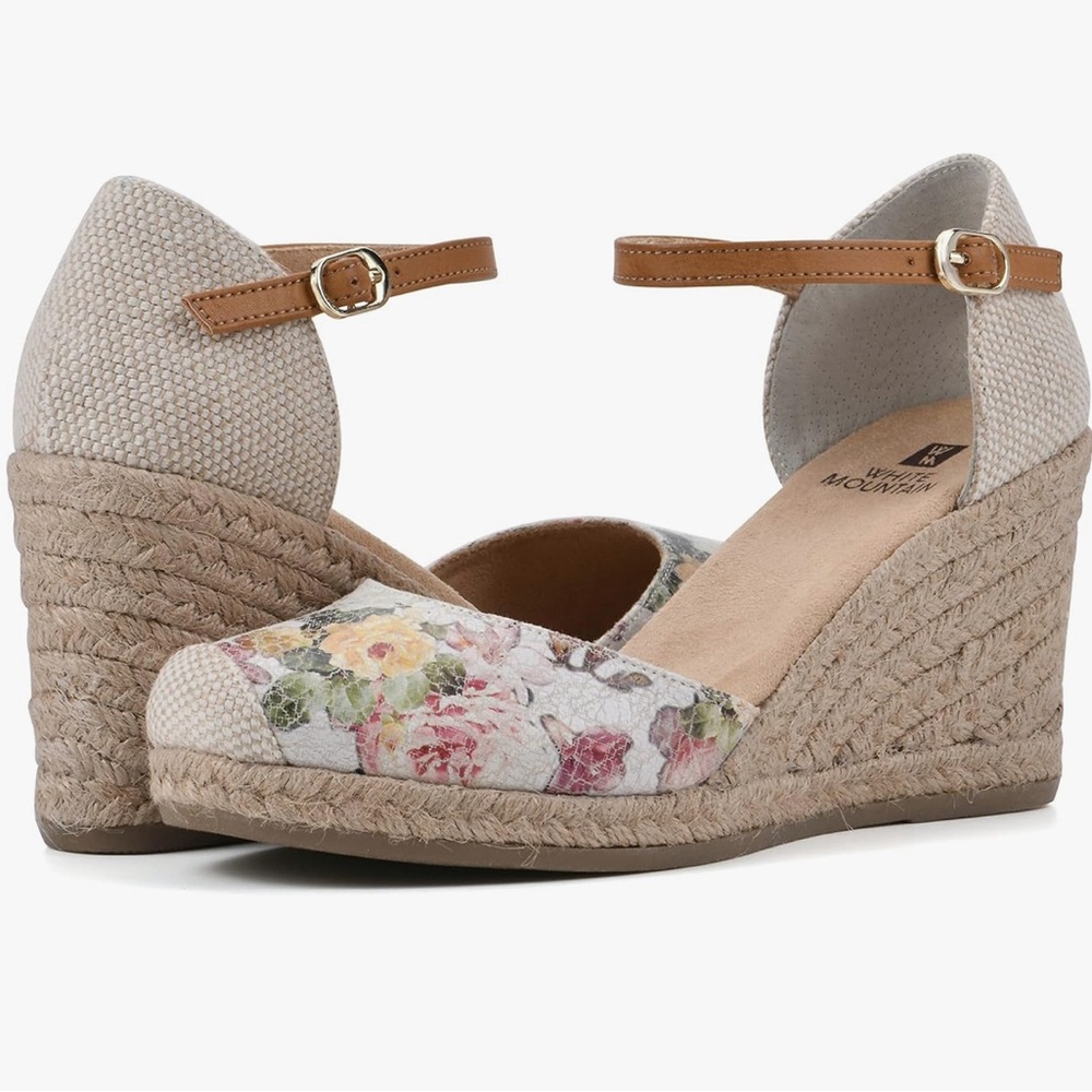 WHITE MOUNTAIN Women's Mamba Espadrille Wedge Sandal